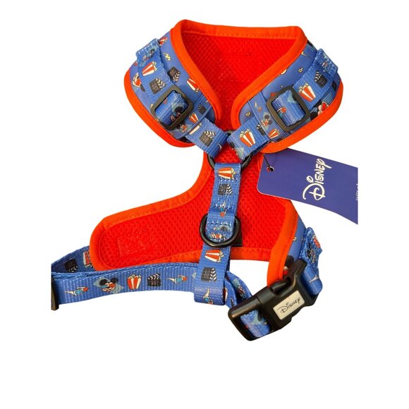 Disney Sassy Woof Adjustable Dog Harness Mickey Mouse Blue Red Stars Sz M NWT - Picture 4 of 6